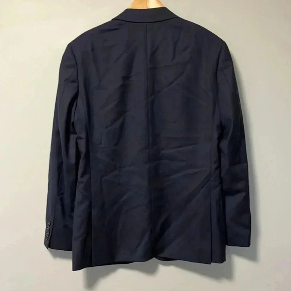 J. Crew ludlow wool tollegno 1900  navy sport coat blazer jacket 38S slim - Picture 6 of 7